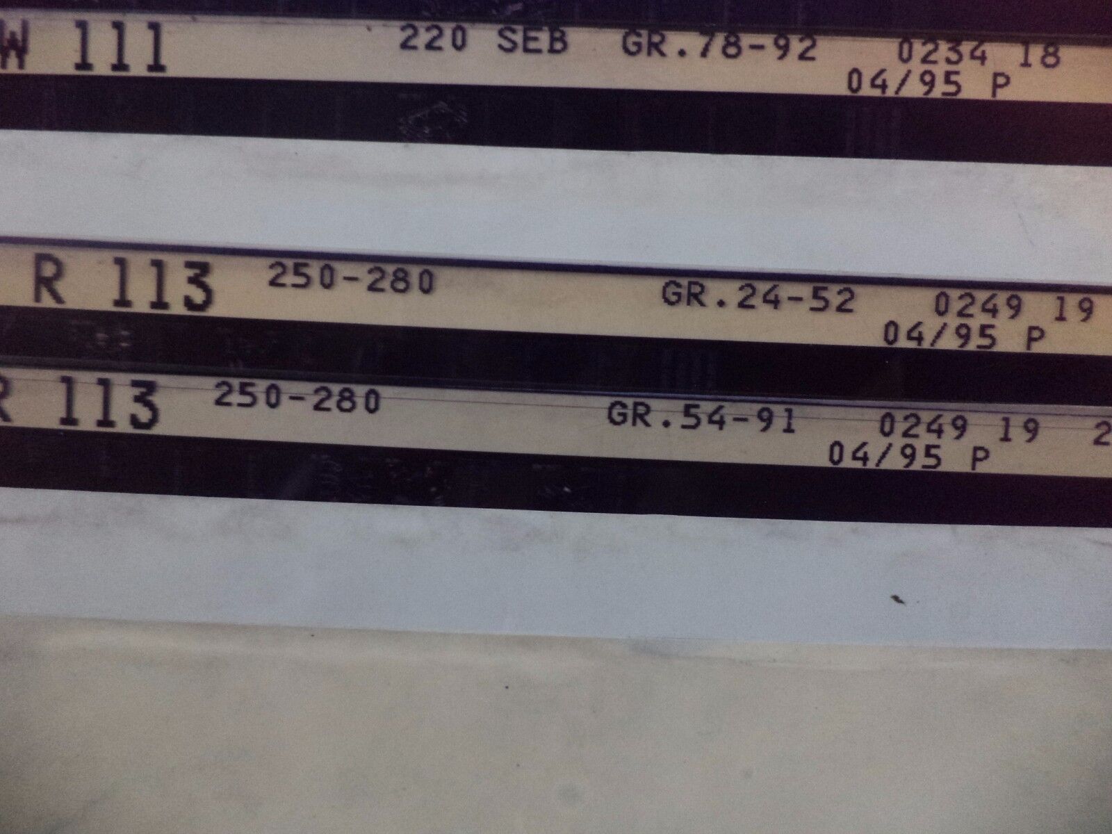 n°e611 lot 3 microfiche mercedes ML w163 DPA86