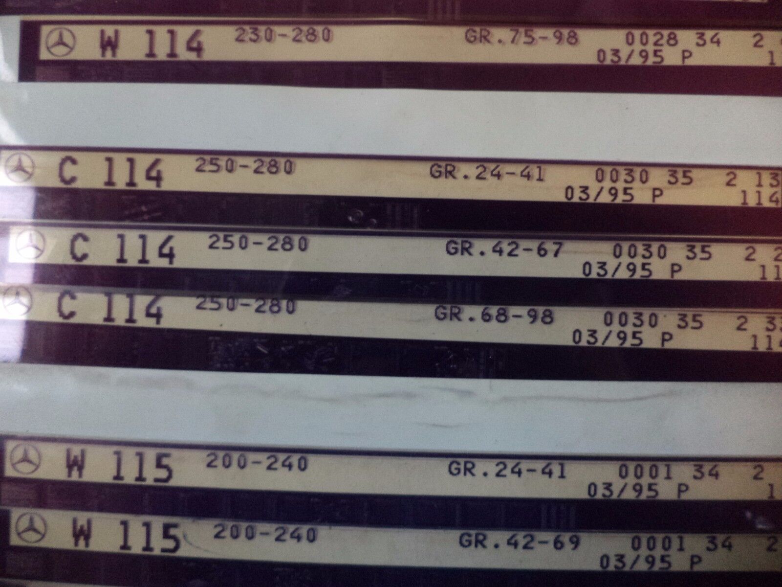 n°e636 embout crosse pare choc avd arg mercedes w120 w121 101208800172 neuf DPA86