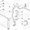 n°ac6 durite refroidissement fiat 500 51818248 neuve DPA86