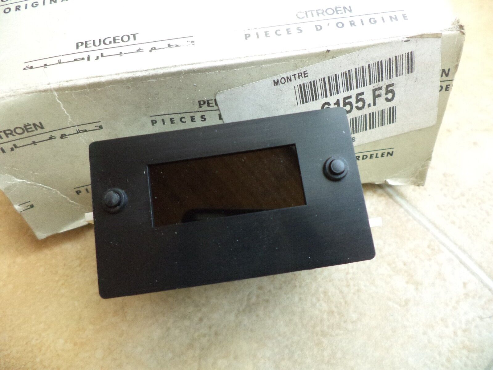 n°pb5 pendule horloge peugeot 806 evasion 6155f5 neuve DPA86