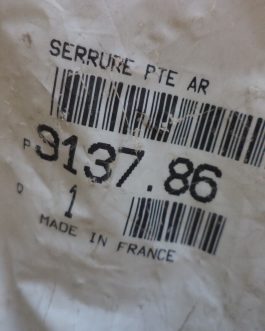n°pb20 serrure porte arg peugeot 307 913786 neuve DPA86