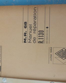 n°rt5 catalogue MR68 renault R8 DPA86