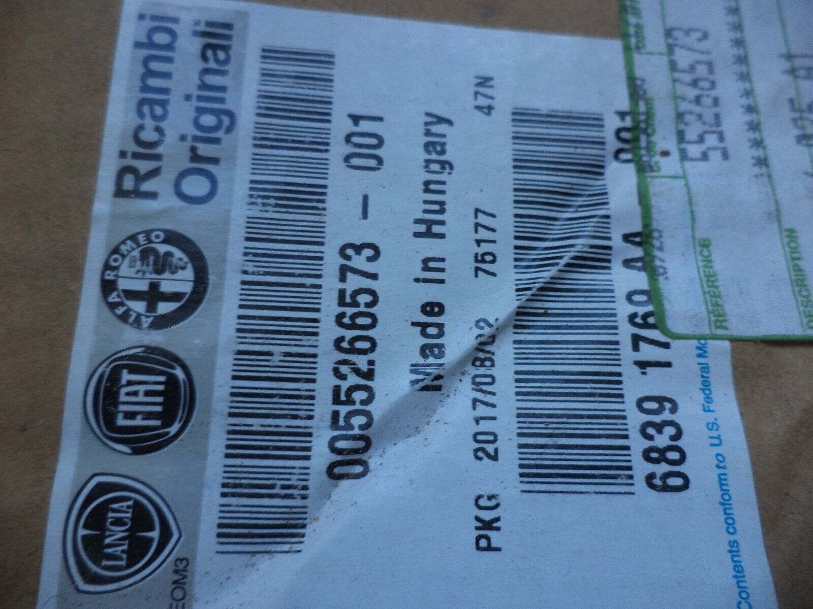 n°ac10 volant moteur bi masse fiat 500 panda mito 55266573 neuf DPA86