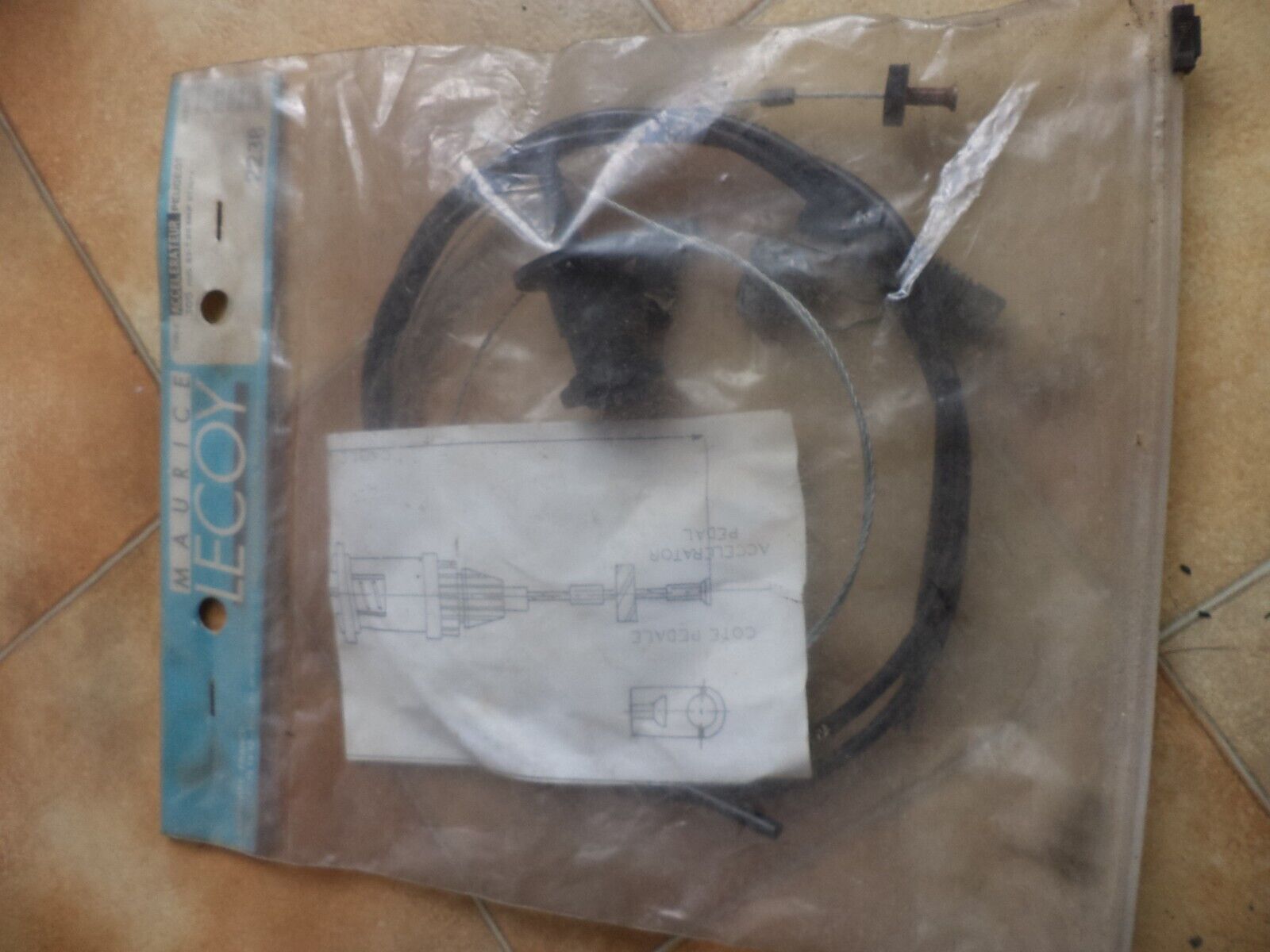 n°pb185 cable embrayage peugeot 205 309 2135 lecoy neuf DPA86