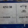 n°pb136 jeu plaquette ar peugeot 307 425398 neuf DPA86