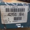 n°pb139 jeu plaquette av peugeot 605 xm 425184 neuf DPA86