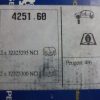 n°pb142 jeu plaquette av peugeot 806 306 406 607 425160 neuf DPA86