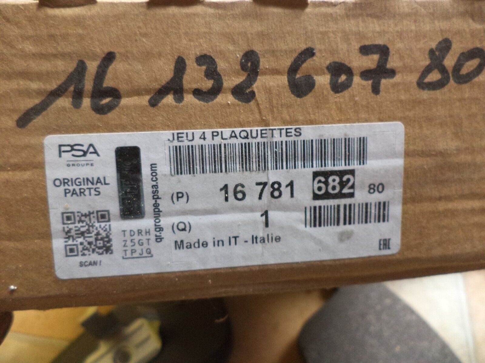 n°pb202 jeu plaquette av citroen jumpy 3 1678168280 neuf DPA86