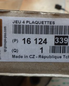 n°pb209 jeu plaquette av peugeot boxer 1612433980 neuf DPA86