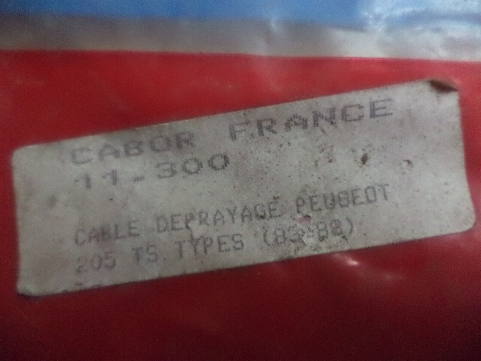 n°pb197 cable embrayage peugeot 205 11300 cabor neuf DPA86