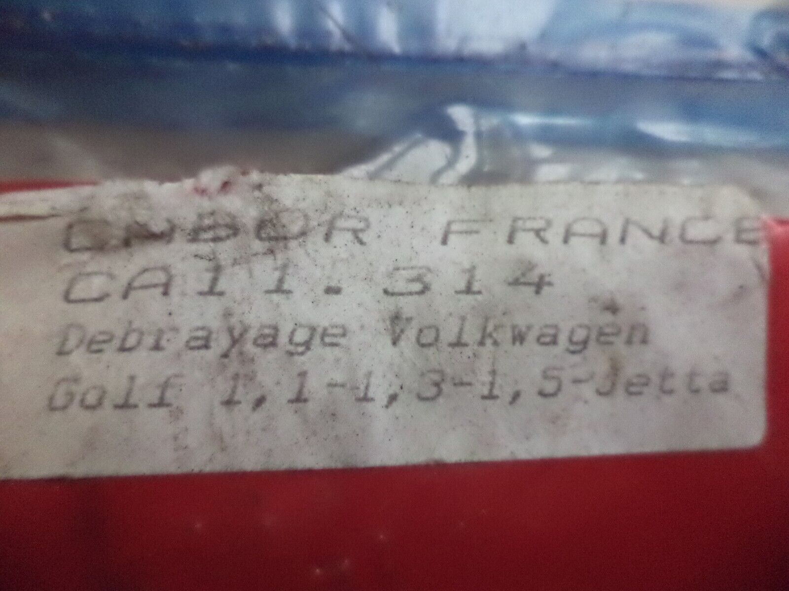 n°pb198 cable embrayage volkwagen golf 11314 cabor neuf DPA86