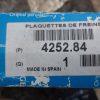 n°pb212 jeu plaquette av peugeot 106 425284 neuf DPA86