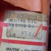 n°257 maitre cylindre peugeot 404 s57119 12539 neuf stop DPA86