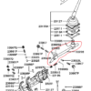 n°v679 commande boite vitesse pajero mitsubishi md716857 neuf DPA86