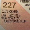 n°eu20 kit frein ar citroen lna visa 104 95618241 DPA86