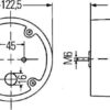 n°he124 feu recul 122.5 mm hella 2zr964169031 1179ZR neuf DPA86