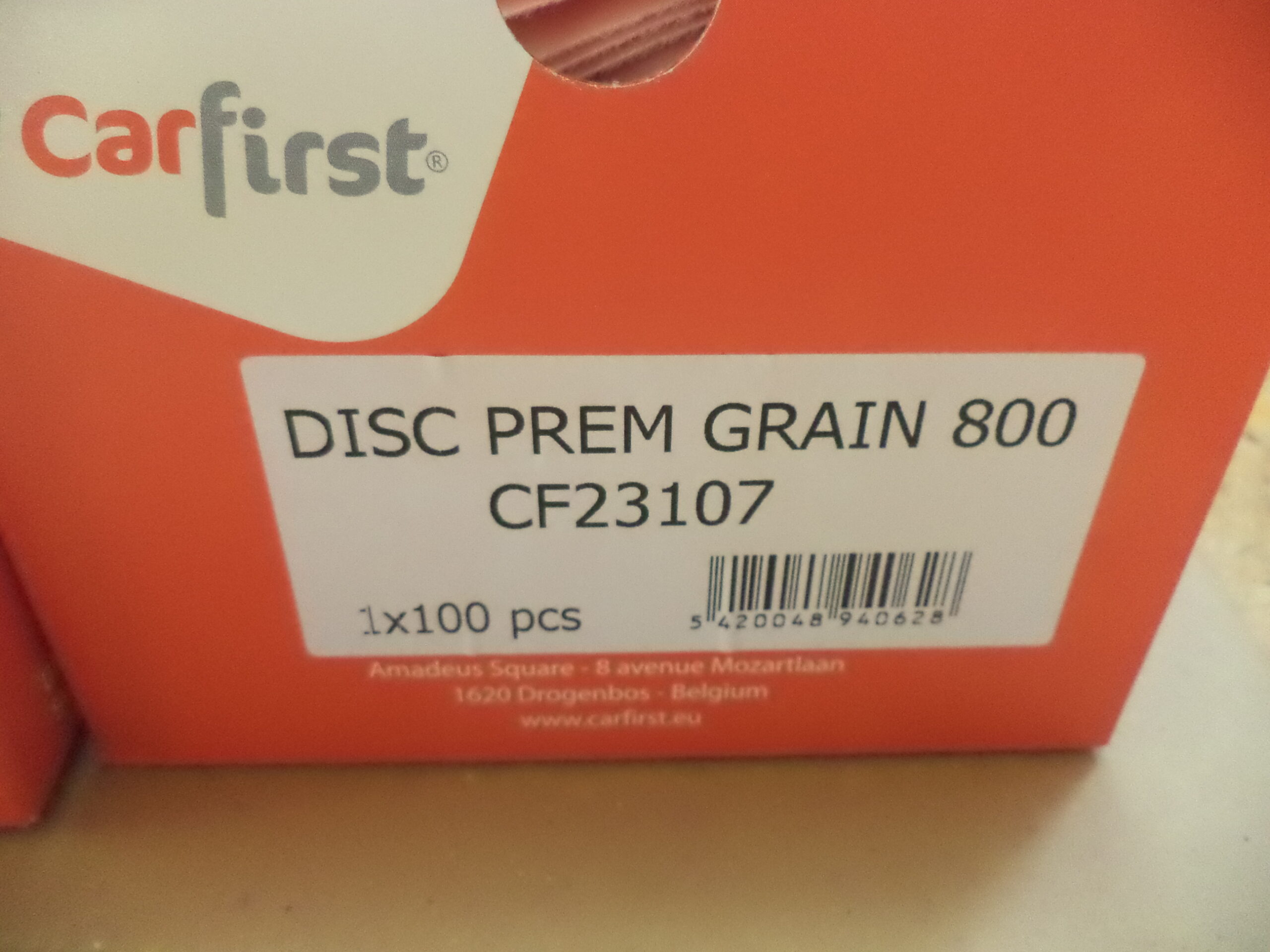 n°4ce3 2 x paquets 100 disques ponçage auto agrippant P800 cf23107 neuf DPA86
