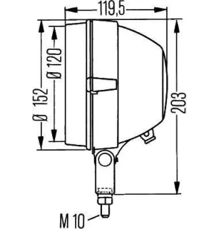 n°he135 feu travail 12v 24v 1g3005760221 hella neuf DPA86