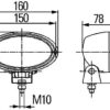 n°he137 Projecteur de travail 12V Agricole TP Tracteur Utilitaire 1ga996361711 neuf DPA86