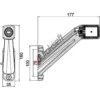 n°he141 feu encombrement led 12v 24v droit camion remorque 2xs011744201 neuf DPA86