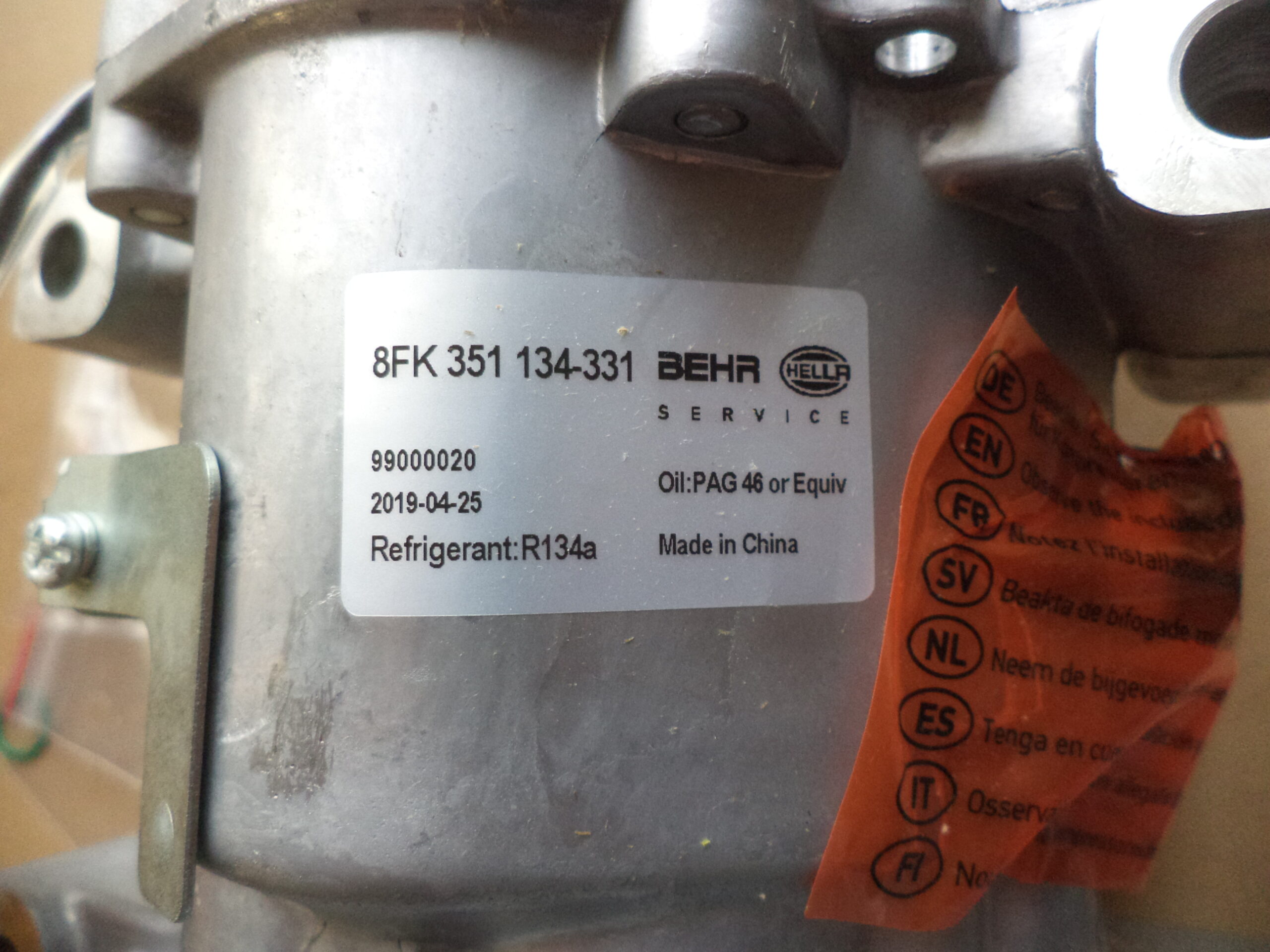 n°he4 compresseur climatisation citroen berlingo c2 c3 206 307 406 8fk351134331 n°he4 compresseur climatisation citroen berlingo c2 c3 206 307 406 8fk351134331 DPA86