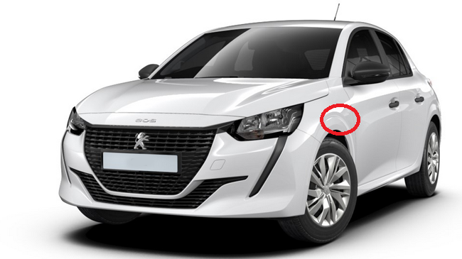 n°j10 jeu bavette arriere peugeot 208 E208 1635053980 neuf DPA86