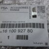 n°j14 jeu bavette arriere peugeot 308 II SW 1610092780 neuf DPA86