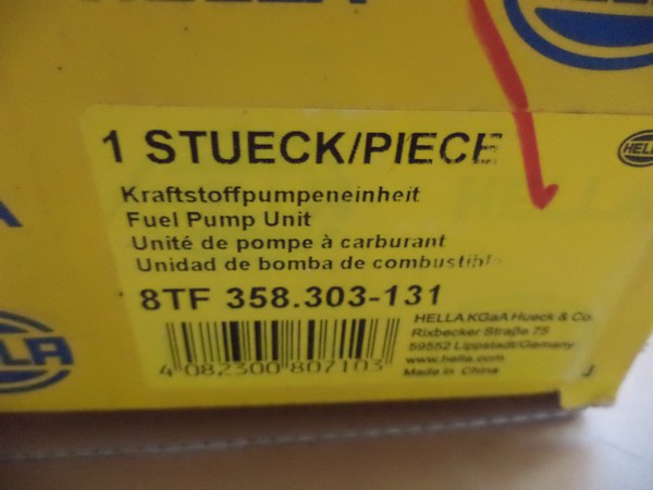 n°he104 pompe essence toyota avensis 3 8tf358303131 neuve DPA86
