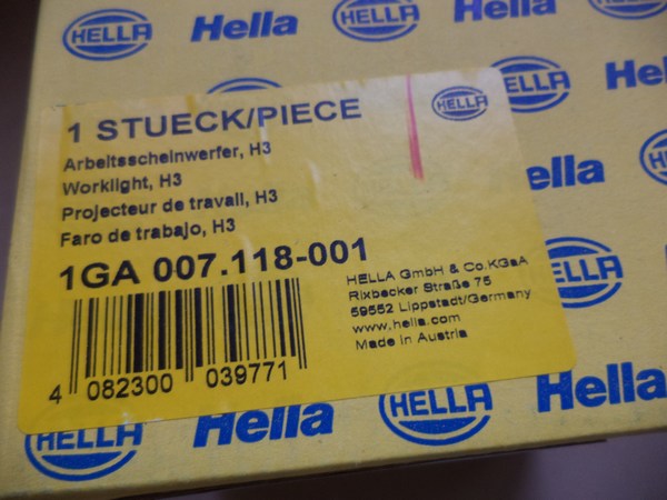 n°he134 projecteur travail hella marine 1ga007118001 neuf DPA86