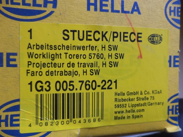 n°he135 feu travail 12v 24v 1g3005760221 hella neuf DPA86
