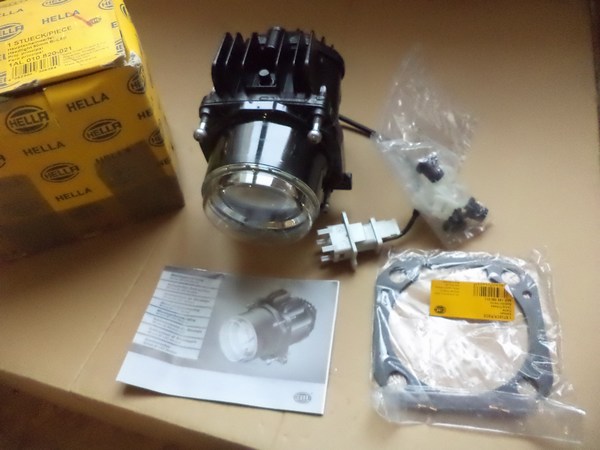 n°he143 phare bi led 90mm camping car poids lourd 1al010820021 neuf DPA86