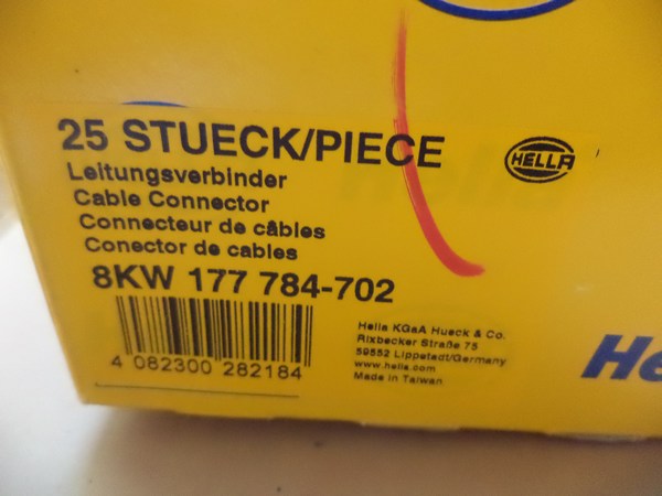n°he176 25x cosses cable 50 – 70 mm hella 8kw177784702 DPA86