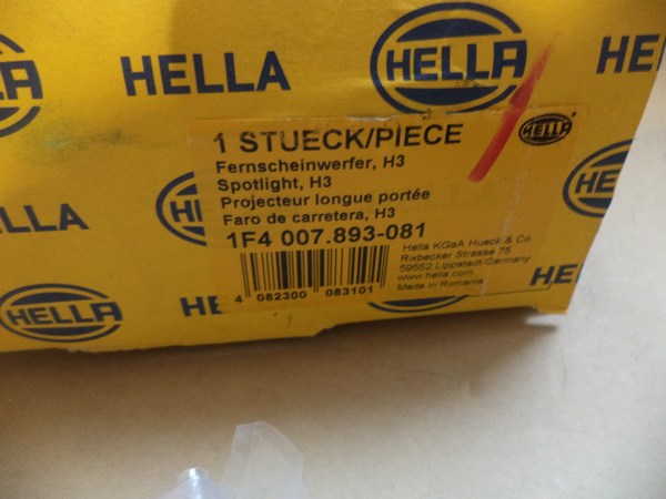 n°he185 longue portée ovale 12v hella 1f4007893081 neuf DPA86