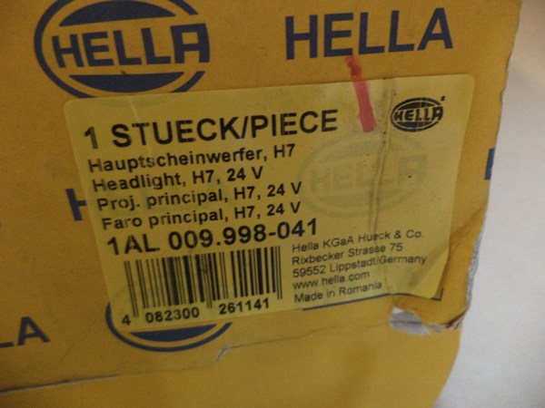 n°he186 phare 90 mm mercedes unimog 1al009998041 hella neuf DPA86
