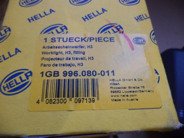 n°he191 feu travail agricole TP 1gb996080011 hella neuf n°he191 feu travail agricole TP 1gb996080011 hella neuf DPA86