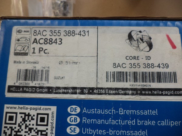 n°he40 etrier suzuki SJ 410 413 samourai avant gauche 8ac355388431 E.S DPA86