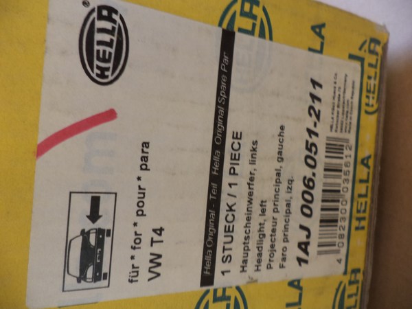 n°he45 phare VW transporter T4 avant gauche 1aj006051211 neuf DPA86