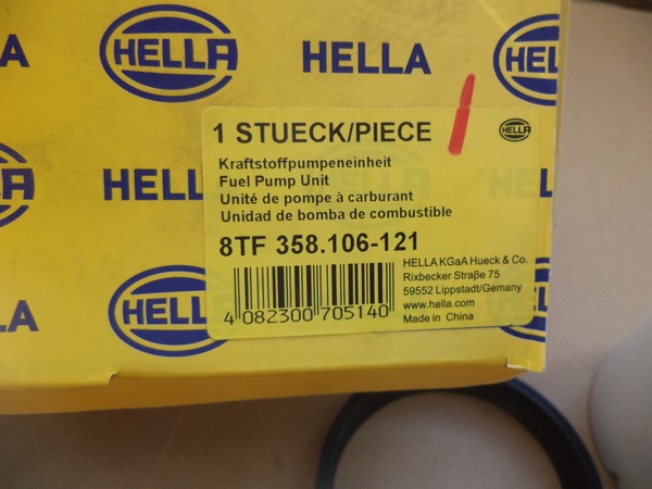n°he46 pompe essence ibiza fabia polo 8tf358106121 neuve DPA86