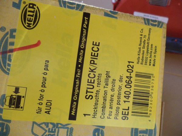 n°he51 feu audi 100 A6 C4 avant arriere droit 9el140064021 neuf DPA86