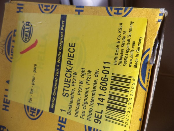 n°he53 clignotant audi 80 B4 avant droit 9el141606011 neuf DPA86