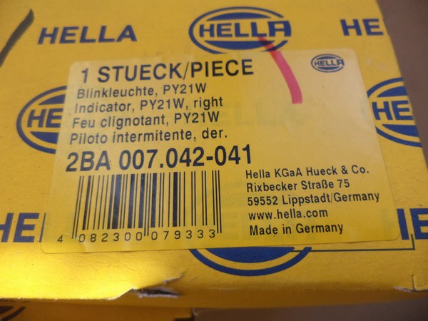 n°he56 clignotant alfa 145 146 avant droit 2ba007042041 neuf DPA86