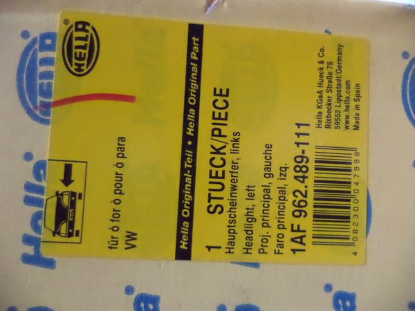 n°he65 phare VW plo 6N1 gauche 1af962489111 neuf DPA86