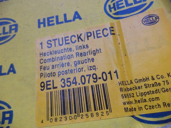 n°he66 feu skoda superb gauche 9el354079011 neuf DPA86