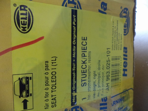 n°he70 phare seat toledo droit 1ah963025101 neuf DPA86