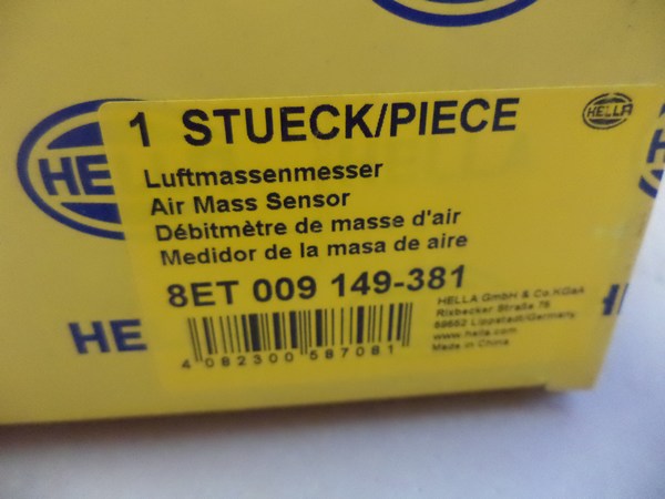 n°he87 debitmetre BMW serie 1 3 7 X1 vito 8et009149381 neuf DPA86
