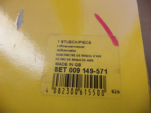 n°he90 debitmetre audi 2.0 TFSI a4 a6 seat exeo 8et009149571 neuf DPA86