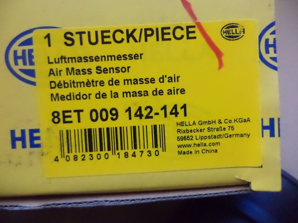 n°he95 debitmetre citroen berlingo xsara C4 306 206 307 8et009142141 neuf DPA86