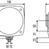 he136 projecteur principal agricole / chantier 1a3996026121 neuf DPA86