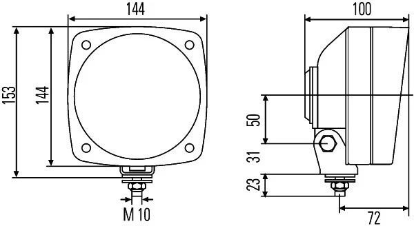 he136 projecteur principal agricole / chantier 1a3996026121 neuf DPA86