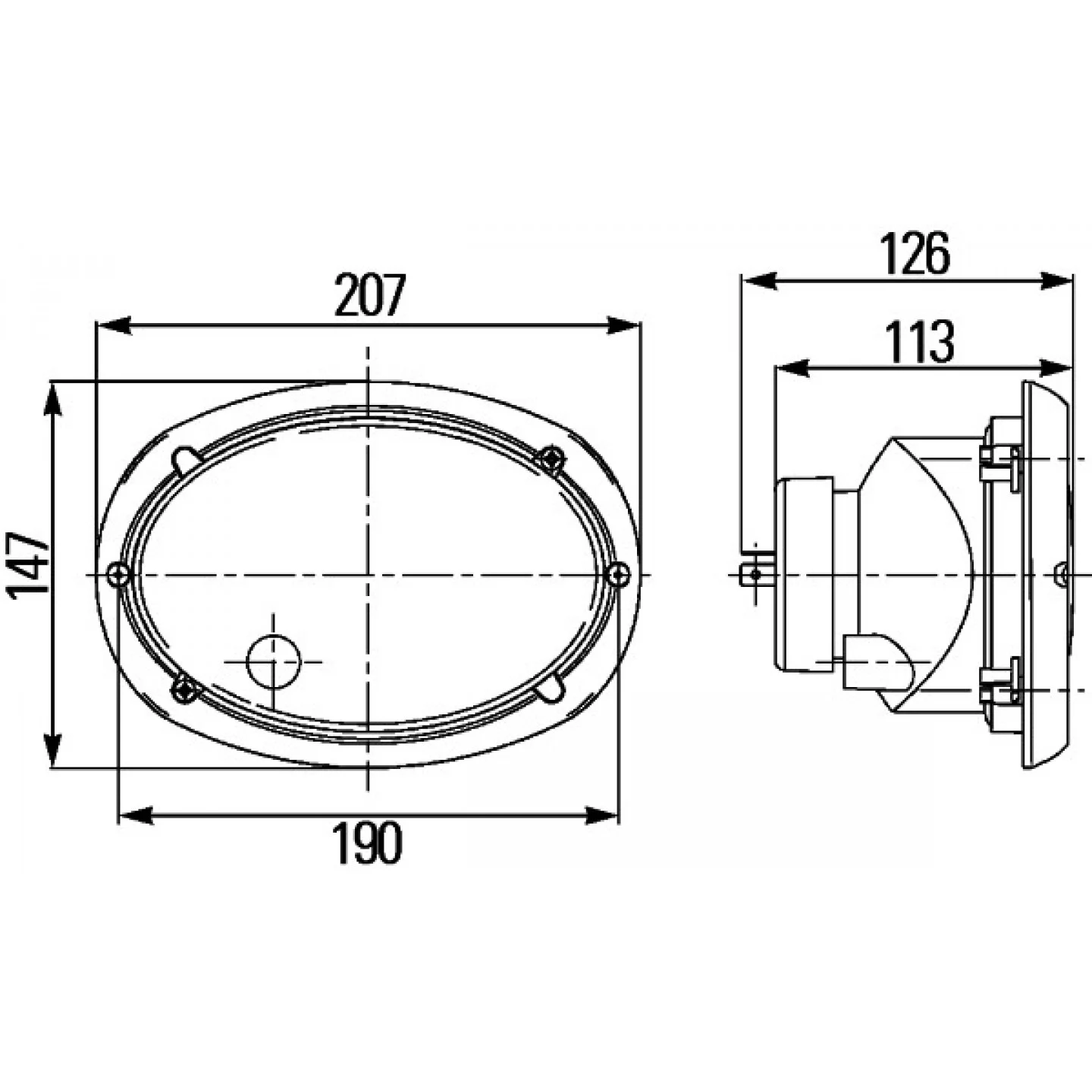n°he162 phare oval hella 12V H4 1ab996157061 neuf n°he162 phare oval hella 12V H4 1ab996157061 neuf DPA86